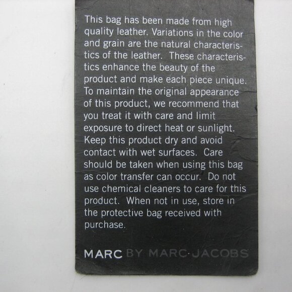 MARC BY MARC JACOBS Black Pebble Leather Backpack Drawstring main image 5